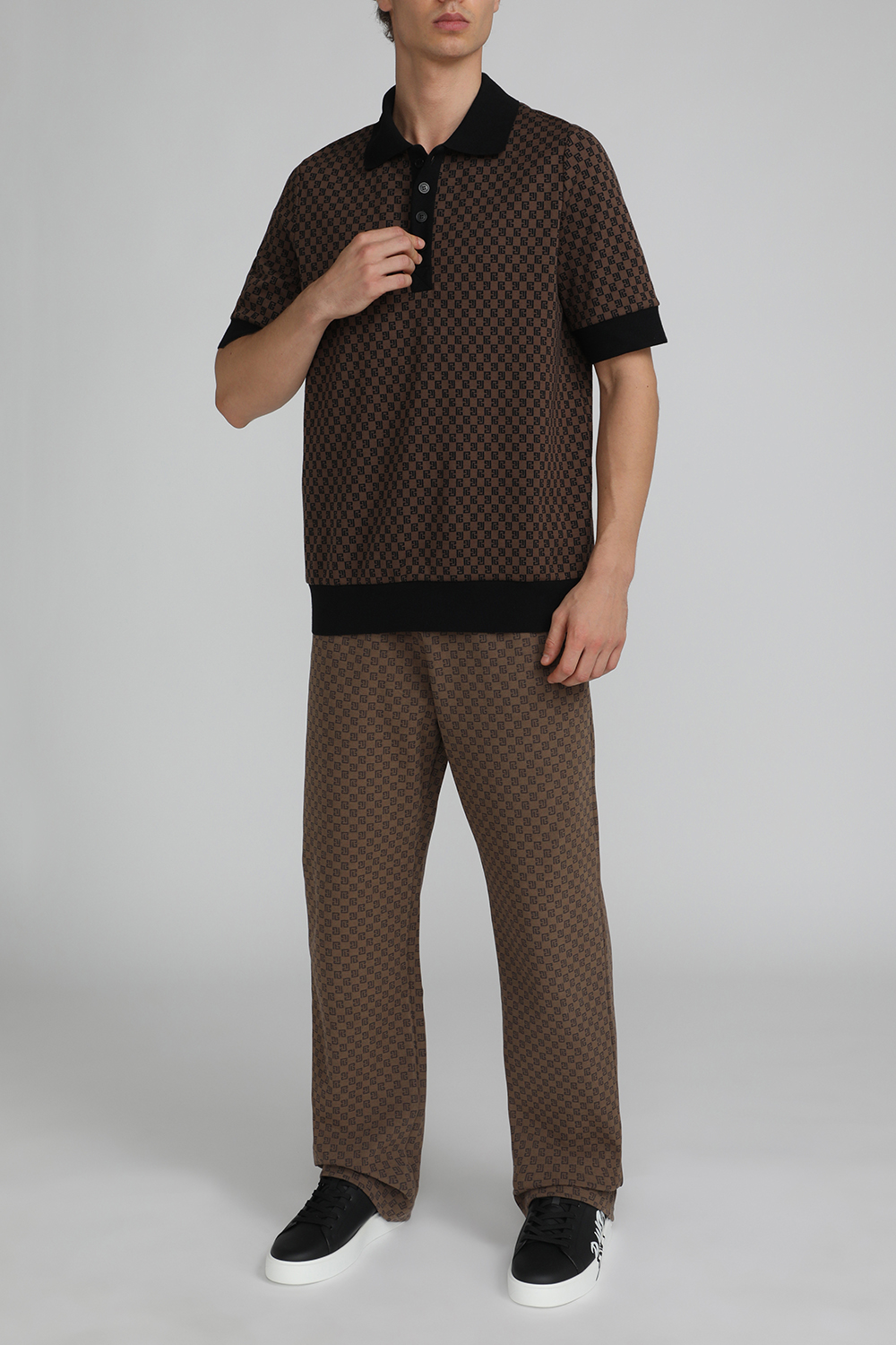 מכנסיים ארוכים מונוגרמה